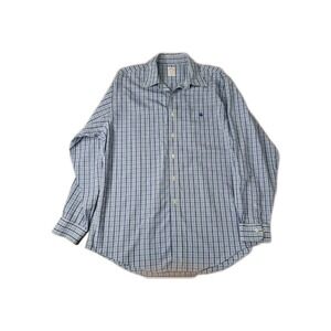 Brooks Brothers Plaid Long Sleeve Button Down Original Polo Shirt Size L
